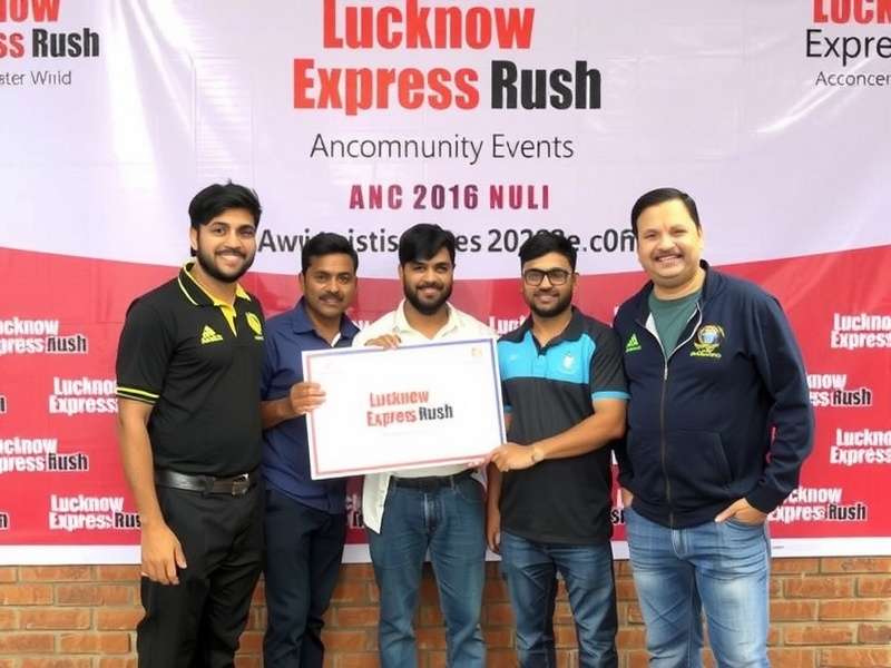 Lucknow Express Rush community event announcement